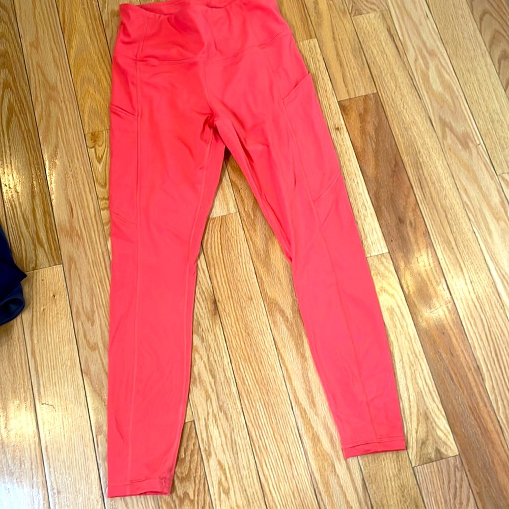 CRZ yoga pants. Tangerine color.